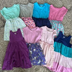 Spotted Zebra girls dresses short sleeve/sleeves bundle size XS 4-5